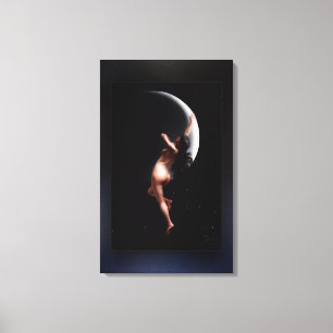 Moon Nymph by Luis Ricardo Falero Canvas Print