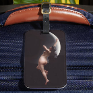 Moon Nymph Celestial – Gothic Witchy Goddess Luggage Tag