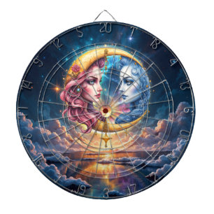 Moon of Eternal Balance – Fire & Water Souls. Dartboard
