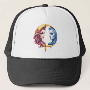 Moon of Eternal Balance – Fire & Water Souls. Trucker Hat