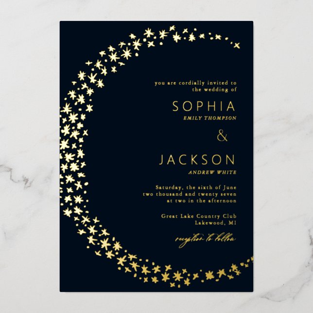 Moon of Stars Black Wedding (Front)