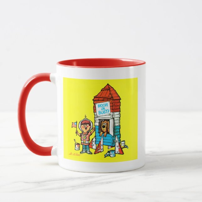 Moon or Bust! Mug (Left)
