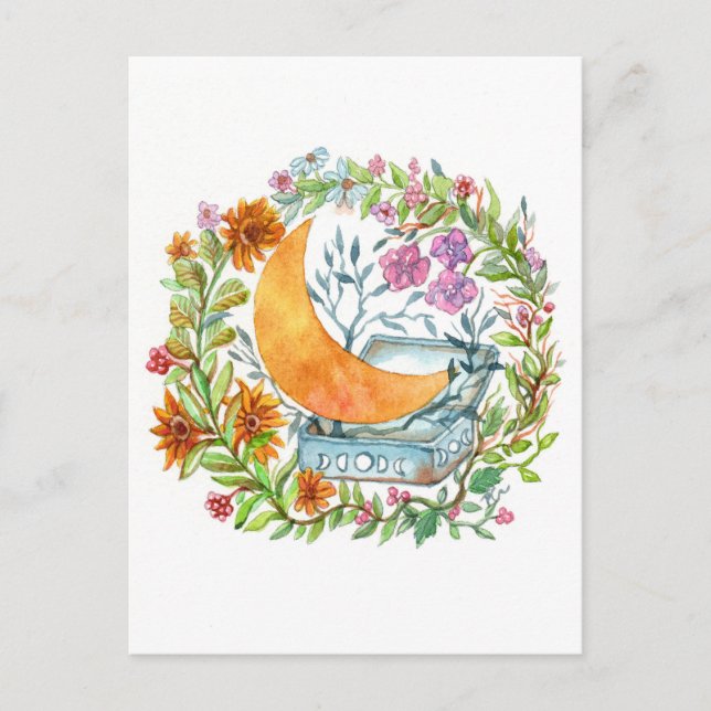 Moon out of the Box Postcard (Front)