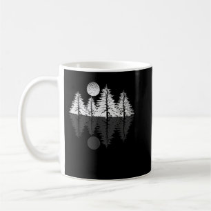 Moon Outdoor Nature Trees Wildlife Reflection Fore Coffee Mug