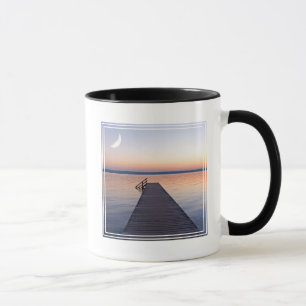 Moon Over Buscharner Footbridge   Starnberg Lake Mug