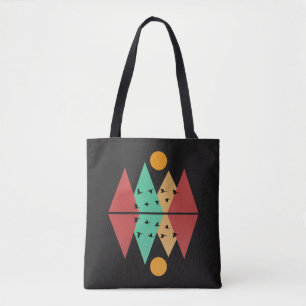 Moon Over Four Peaks #3 Tote Bag