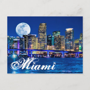 MOON OVER MIAMI. POSTCARD