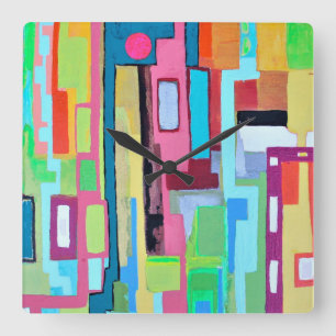 Moon Over Miami Wall Clock