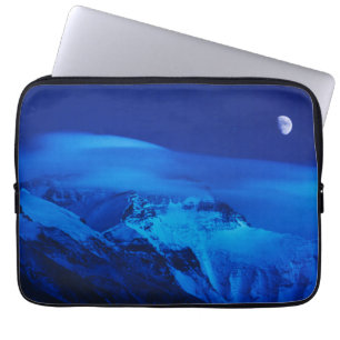 Moon Over Mt. Everest Tibet, China Laptop Sleeve