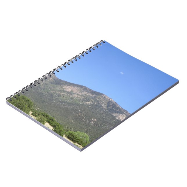 Moon Over Sandia Mountains Notebook (Left Side)