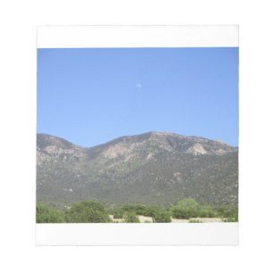 Moon Over Sandia Mountains Notepad
