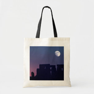 Moon Over Stonehenge Wiltshire, England Tote Bag