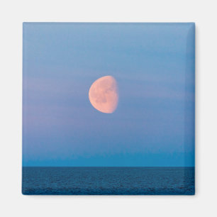 Moon Over the Bering Sea   Russia Far East Magnet