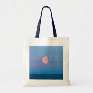 Moon Over the Bering Sea   Russia Far East Tote Bag