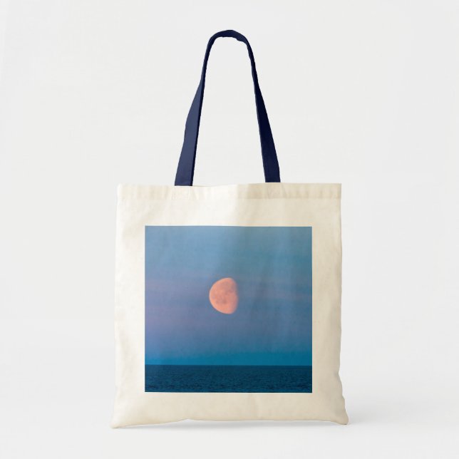 Moon Over the Bering Sea | Russia Far East Tote Bag (Front)
