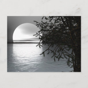 Moon over the Water Postcard