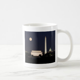 Moon over Washington DC Coffee Mug