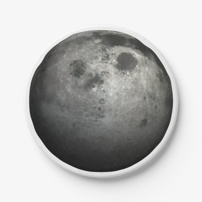 Moon Paper Plate (Front)