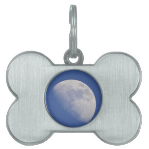 Moon Pet ID Tag