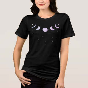 Moon Phase and Dew - Pastel Tri-Blend Shirt