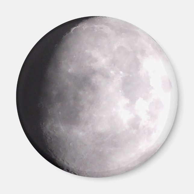 Moon Phase Refrigerator Magnet (Front)