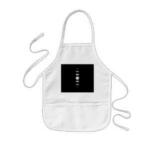 Moon Phases Cool Astronomy Kids Apron