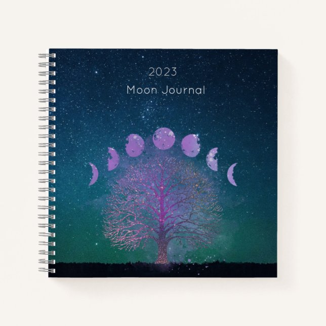 Moon Phases Journal et Sketbook (Devant)