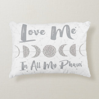 Moon Phases Love Accent Pillow