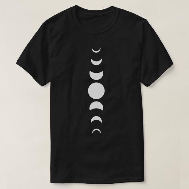 Moon Phases Lunar Cycle Astronomy Pullover  (Design Front)