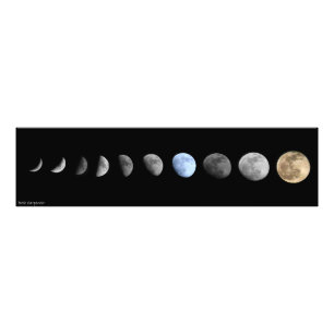 Moon Phases Photo Print