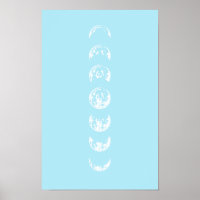 Moon Phases Wall Art