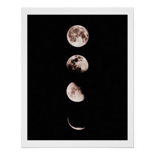 Moon Phases Wall Art – Celestial Home Decor