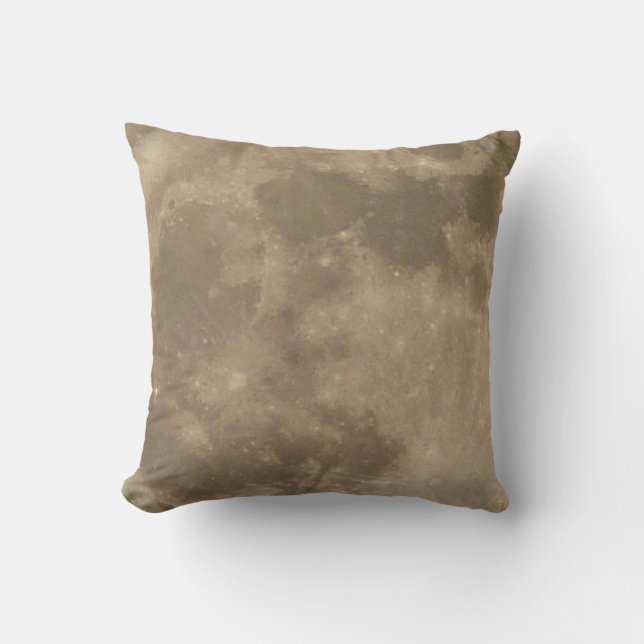Moon Pillow Full Moon Throw Pillow Personalized (Front)