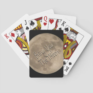Moon Playing Cards Full Moon Cards Moon Gifts