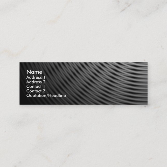 Moon Ray Mini Business Card (Front)