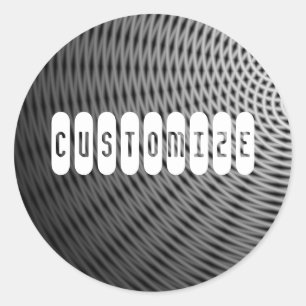 Moon Ray - Template Classic Round Sticker