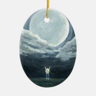 Moon Reach Ceramic Ornament