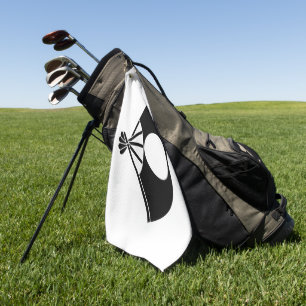 MOON ROUND GOLF TOWEL FOR FAN
