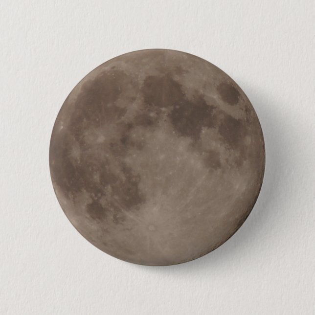 Moon satellite lunar moonlight 2 inch round button (Front)