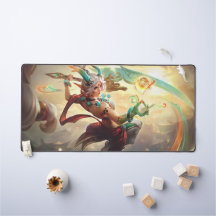 Moon Scorn Gaming Desk Mat | Lunar Queen Mousepad