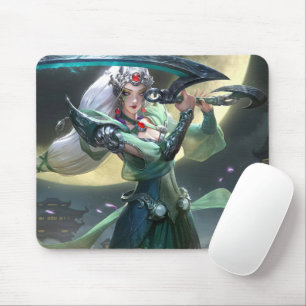 Moon Scorn Gaming Mousepad Night Warrior theme