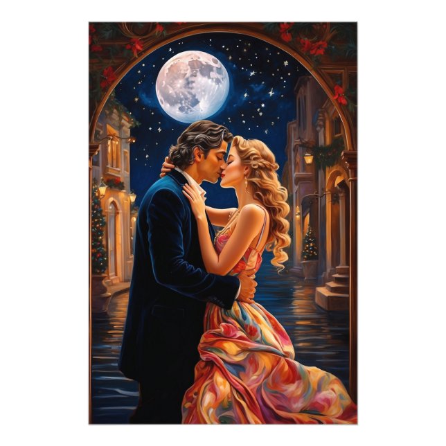 *~* Moon Sea Fantasy Couple Romantic AP51  Photo Print (Front)