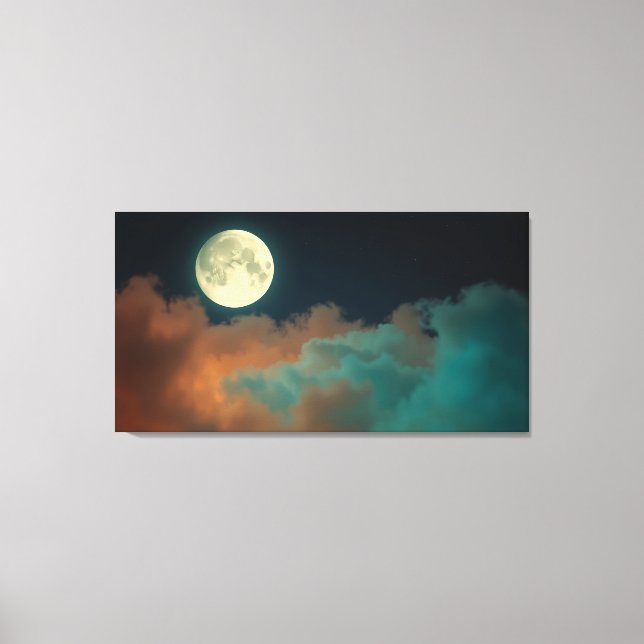 Moon Serenity Canvas Print (Front)