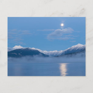 Moon Setting   Seabeck, Washington Postcard