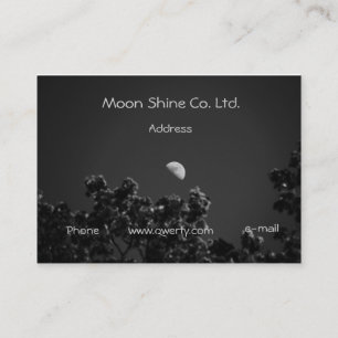 Moon Shine Business Card