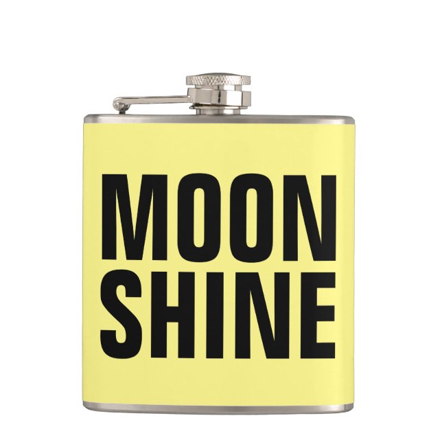 MOON SHINE FUNNY FLASK (Front)