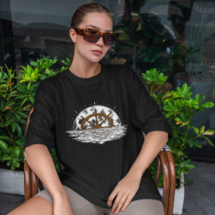 Moon Ship Steering Wheel T-Shirt