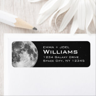 Moon Solar System Space Return Address Lunar