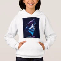 Moon Spirit - Capuche design Loup & Attrape-Rêves