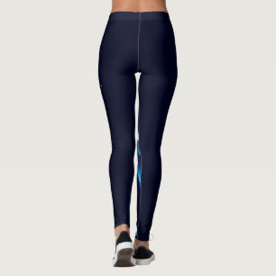 Moon Spirit - Wolf Design Leggings - Tights